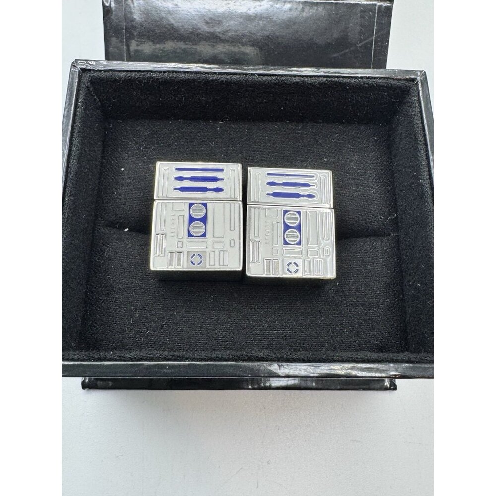 Star Wars Lucas Films R2D2 Cufflinks Jewelry 4GB USB Flash Drive Whit Box - Picture 2 of 12